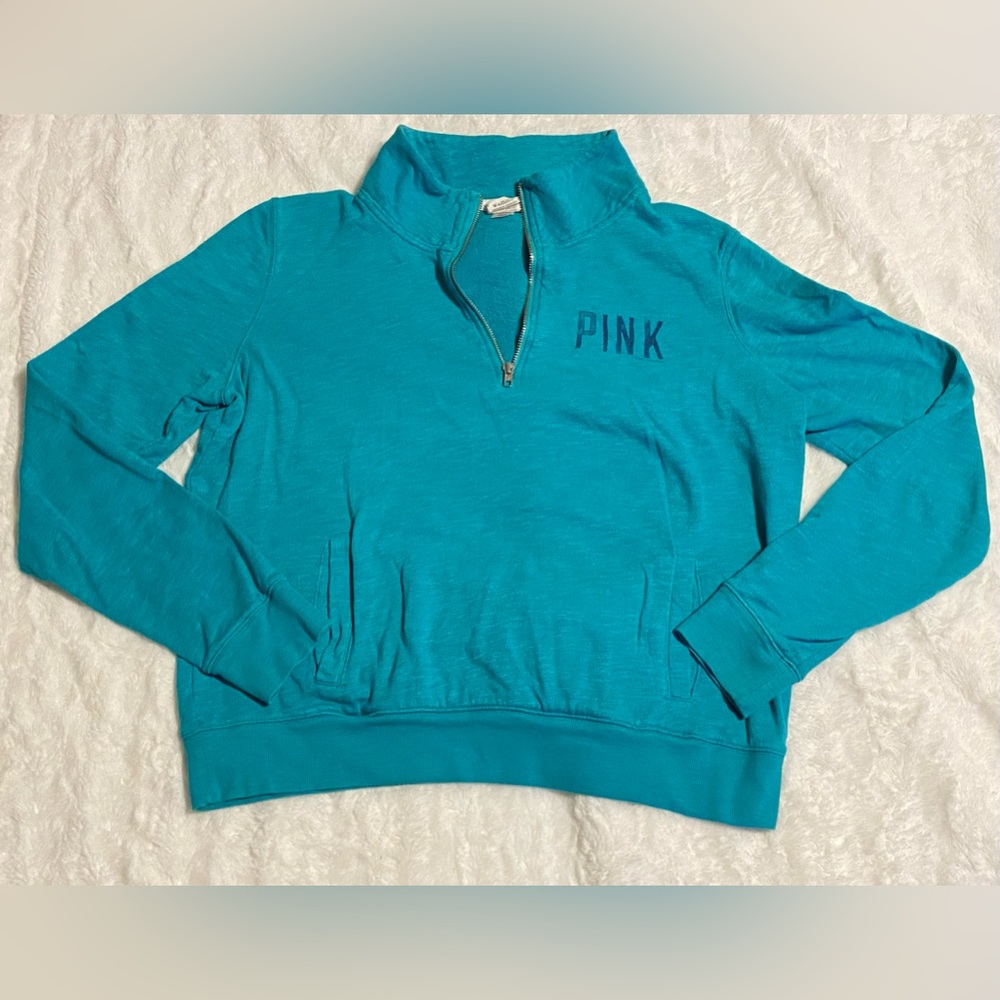 VS PINK quarter zip pullover